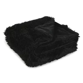 Couverture Home ESPRIT Noir 130 x 170 cm de Home ESPRIT, Couvertures et couvre-lits - Réf : S3055350, Prix : 32,05 €, Remise : %