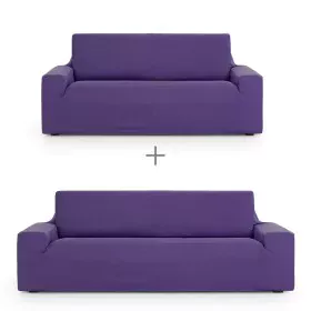 Conjunto de capas para sofá Eysa ULISES Roxo 2 Peças de Eysa, Acessórios para cadeiras e sofás - Ref: D1606808, Preço: 62,35 ...