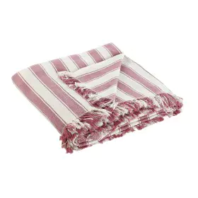 Manta Home ESPRIT Rosa 230 x 260 cm de Home ESPRIT, Mantas y colchas - Ref: S3055400, Precio: 35,55 €, Descuento: %