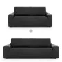 Sofa cover set Eysa ULISES Dark grey 2 Pieces by Eysa, Chair and sofa accessories - Ref: D1606809, Price: 64,57 €, Discount: %