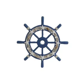 Wall Decoration Home ESPRIT Navy Blue Rudder Mediterranean 40,5 x 3 x 40,5 cm by Home ESPRIT, Ornaments - Ref: S3055435, Pric...