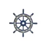 Wall Decoration Home ESPRIT Navy Blue Rudder Mediterranean 40,5 x 3 x 40,5 cm by Home ESPRIT, Ornaments - Ref: S3055435, Pric...