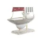 Figura Decorativa Home ESPRIT Azul Vermelho Multicolor Veleiro 13,5 x 5 x 25 cm (2 Unidades) de Home ESPRIT, Adornos - Ref: S...