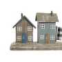 Decorative Figure Home ESPRIT Blue Red Multicolour Houses 25,5 x 9 x 13,5 cm (2 Units) by Home ESPRIT, Ornaments - Ref: S3055...