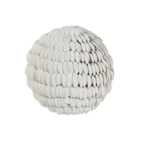 Bola Decorativa Home ESPRIT Blanco 12 x 12 x 12 cm de Home ESPRIT, Adornos - Ref: S3055448, Precio: 9,87 €, Descuento: %