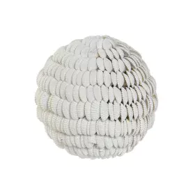 Bola Decorativa Home ESPRIT Blanco 12 x 12 x 12 cm de Home ESPRIT, Adornos - Ref: S3055448, Precio: 9,87 €, Descuento: %