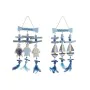 Décoration Suspendue Home ESPRIT Bleu Blanc méditerranéen 26 x 2 x 47 cm (2 Unités) de Home ESPRIT, Objets de décoration - Ré...