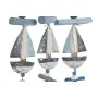 Decoração Suspensa Home ESPRIT Azul Branco Mediterrâneo 26 x 2 x 47 cm (2 Unidades) de Home ESPRIT, Adornos - Ref: S3055457, ...