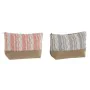 Travel Vanity Case Home ESPRIT Grey Coral 25 x 7 x 15 cm (2 Units) by Home ESPRIT, Cosmetic Cases - Ref: S3055461, Price: 6,0...