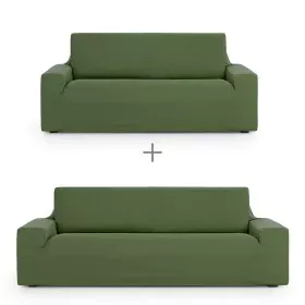 Conjunto de capas para sofá Eysa ULISES Verde 2 Peças de Eysa, Acessórios para cadeiras e sofás - Ref: D1606811, Preço: 62,35...