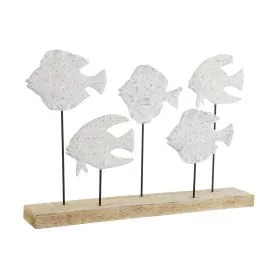 Figura Decorativa Home ESPRIT Branco Natural Espirais Mediterrâneo 51 x 7,5 x 36 cm de Home ESPRIT, Adornos - Ref: S3055481, ...