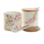 Sugar Bowl Home ESPRIT White Pink Lilac Bamboo Dolomite 7,5 x 7,5 x 7,5 cm (2 Units) by Home ESPRIT, Sugar and milk - Ref: S3...