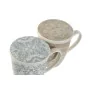 Cup with Tea Filter Home ESPRIT Blue Beige Stainless steel Porcelain 380 ml (2 Units) by Home ESPRIT, Cups - Ref: S3055520, P...