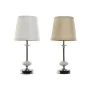 Lampada da tavolo Home ESPRIT Bianco Beige Metallo Porcellana 25 W 220 V 20 x 20 x 44 cm (2 Unità) di Home ESPRIT, Lampade da...