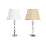 Desk lamp Home ESPRIT White Beige Metal Crystal 25 x 25 x 42 cm (2 Units) by Home ESPRIT, Bedside and Table Lamps - Ref: S305...