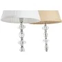 Desk lamp Home ESPRIT White Beige Metal Crystal 25 x 25 x 42 cm (2 Units) by Home ESPRIT, Bedside and Table Lamps - Ref: S305...