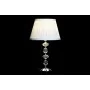 Desk lamp Home ESPRIT White Beige Metal Crystal 25 x 25 x 42 cm (2 Units) by Home ESPRIT, Bedside and Table Lamps - Ref: S305...