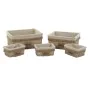 Conjunto de Cestas Home ESPRIT Castanho Natural 48 x 40 x 22 cm (5 Peças) de Home ESPRIT, Caixas - Ref: S3055543, Preço: 51,2...