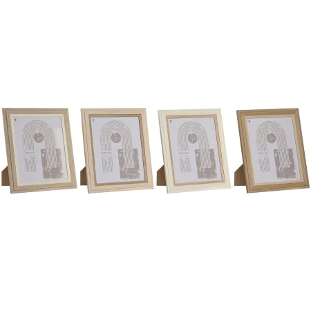 Marco de Fotos Home ESPRIT Cristal Madera MDF Escandinavo 23 x 2,8 x 28 cm (4 Unidades) de Home ESPRIT, Marcos de pared y mes...