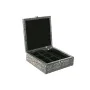 Caja-Joyero Home ESPRIT Verde Plateado Madera Aluminio 18 x 18 x 6 cm de Home ESPRIT, Organizadores de joyas - Ref: S3055561,...