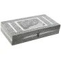 Box-Schmuckkästchen Home ESPRIT grün Silberfarben Holz Aluminium 38 x 20 x 7,5 cm von Home ESPRIT, Schmuckaufbewahrung für de...