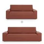 Sofa cover set Eysa ULISES Brown 2 Pieces by Eysa, Chair and sofa accessories - Ref: D1606816, Price: 64,57 €, Discount: %