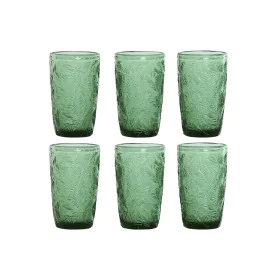 Set di Bicchieri Home ESPRIT Verde Cristallo Con rilievo 370 ml di Home ESPRIT, Tumbler - Rif: S3055588, Prezzo: 17,29 €, Sco...