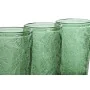 Set de Vasos Home ESPRIT Verde Cristal Con relieve 370 ml de Home ESPRIT, Vasos de agua y de whisky - Ref: S3055588, Precio: ...