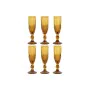 Set de Copas Home ESPRIT Ambar Cristal 150 ml (6 Unidades) de Home ESPRIT, Copas de agua - Ref: S3055592, Precio: 17,47 €, De...