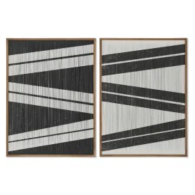 Cadre Home ESPRIT Rayures Urbaine 60 x 3 x 60 cm (2 Unités) de Home ESPRIT, Impressions sur toile - Réf : S3055623, Prix : 74...