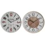 Orologio da Parete Home ESPRIT Bianco Cristallo Legno MDF 40 x 4,5 x 40 cm (2 Unità) di Home ESPRIT, Orologi da parete - Rif:...