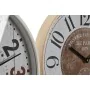 Horloge Murale Home ESPRIT Blanc Verre Bois MDF 40 x 4,5 x 40 cm (2 Unités) de Home ESPRIT, Pendules murales - Réf : S3055628...