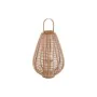 Portacandele Home ESPRIT Marrone Naturale Legno Cristallo 38 x 38 x 56 cm di Home ESPRIT, Candelieri e portacandele - Rif: S3...