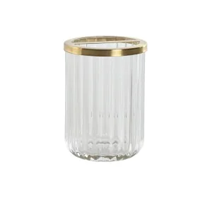 Copos Home ESPRIT Dourado Cristal 7,5 x 7,5 x 10 cm de Home ESPRIT, Suportes e dispensadores - Ref: S3055674, Preço: 10,37 €,...