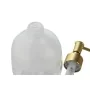 Soap Dispenser Home ESPRIT Transparent Golden Aluminium Crystal ABS 10 x 10 x 18 cm by Home ESPRIT, Stands and dispensers - R...