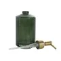 Soap Dispenser Home ESPRIT Green Golden Aluminium Crystal ABS 8 x 8 x 19,5 cm by Home ESPRIT, Stands and dispensers - Ref: S3...