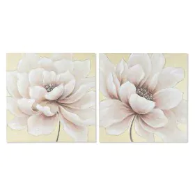 Painting Home ESPRIT Shabby Chic Poppy 80 x 3 x 80 cm (2 Units) by Home ESPRIT, Prints on Canvas - Ref: S3055696, Price: 62,9...