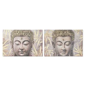 Painting Home ESPRIT Buddha Oriental 120 x 3 x 80 cm (2 Units) by Home ESPRIT, Prints on Canvas - Ref: S3055697, Price: 76,76...