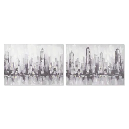 Cuadro Home ESPRIT Nueva York Loft 100 x 3 x 70 cm (2 Unidades) de Home ESPRIT, Impresiones sobre lienzo - Ref: S3055700, Pre...