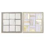 Cuadro Home ESPRIT Abstracto Moderno 102,3 x 4,5 x 102,3 cm (2 Unidades) de Home ESPRIT, Impresiones sobre lienzo - Ref: S305...