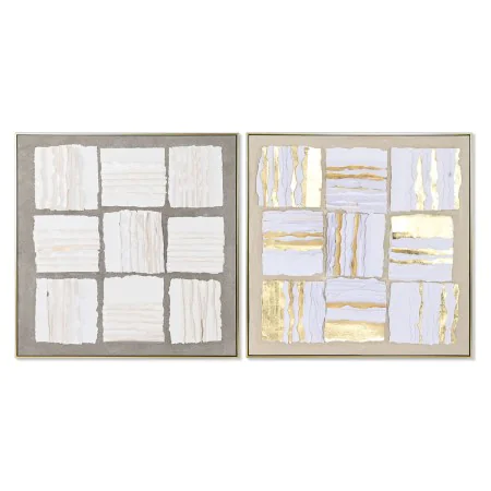 Cadre Home ESPRIT Abstrait Moderne 102,3 x 4,5 x 102,3 cm (2 Unités) de Home ESPRIT, Impressions sur toile - Réf : S3055732, ...