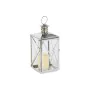 Farol Home ESPRIT Plateado Cristal Acero Cromado 16 x 15 x 32 cm (2 Piezas) de Home ESPRIT, Candelabros y portavelas - Ref: S...