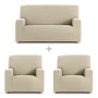 Sofa cover set Eysa TROYA White 70 x 110 x 210 cm 3 Pieces by Eysa, Sofas & Couches - Ref: D1606833, Price: 72,72 €, Discount: %