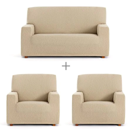 Sofabezug-Set Eysa TROYA Beige 70 x 110 x 210 cm 3 Stücke von Eysa, Sofas & Lovechairs - Ref: D1606834, Preis: 72,59 €, Rabat...