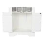 Mobiliário Auxiliar Home ESPRIT Branco Madeira 55 x 35 x 195 cm BAR de Home ESPRIT, Armários de bar - Ref: S3055775, Preço: 1...