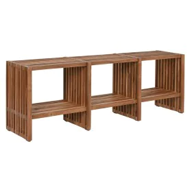 Móvel de TV Home ESPRIT Natural Teca 130 x 30 x 45 cm de Home ESPRIT, Mesas e suportes para TV - Ref: S3055777, Preço: 185,63...