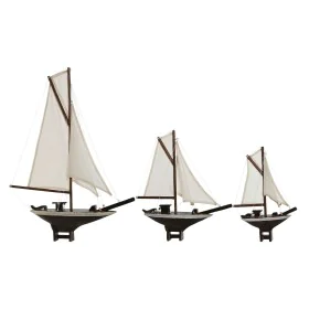 Figura Decorativa Home ESPRIT Branco Castanho Mediterrâneo 55 x 8 x 70 cm (3 Peças) de Home ESPRIT, Adornos - Ref: S3055789, ...