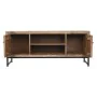 TV furniture Home ESPRIT Brown Black Silver Mango wood Mirror 130 x 40 x 55,5 cm by Home ESPRIT, TV tables and stands - Ref: ...