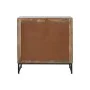 Chest of drawers Home ESPRIT Brown Black Silver Mango wood Mirror Indian Man 80 x 38 x 80 cm by Home ESPRIT, Chest of Drawers...