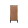 Schubladenschrank Home ESPRIT Braun Schwarz Silberfarben Mango-Holz Spiegel Indianer 45 x 35 x 105 cm von Home ESPRIT, Kommod...